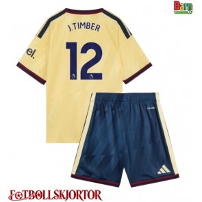 Arsenal Jurrien Timber #12 Tredje Kläder Barn 2026-27 Kortärmad (+ Korta byxor)